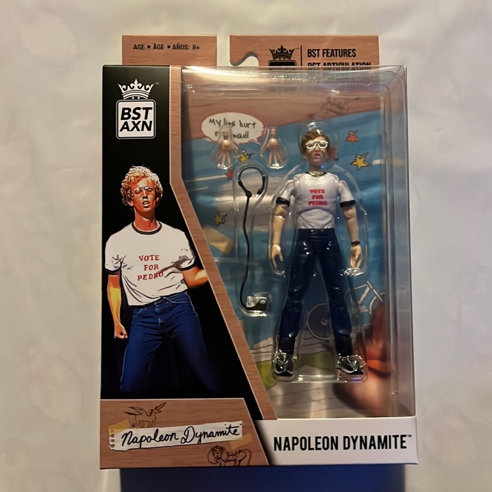 New BST AXN Napoleon Dynamite action figure
